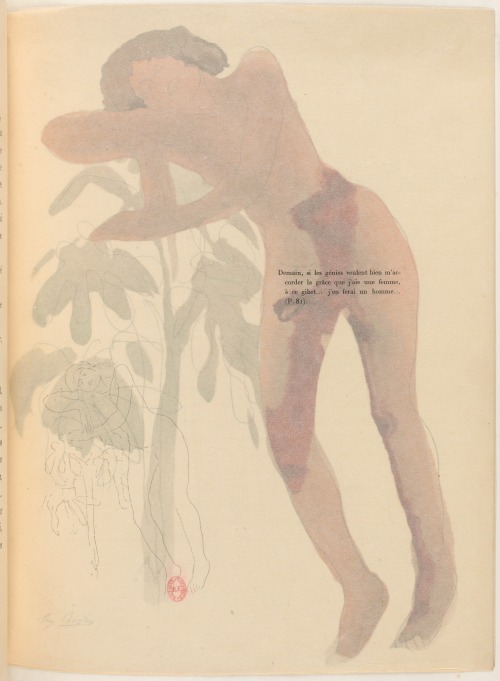 Mirbeau / Octave / 1848-1917 / 0070. Octave Mirbeau. Le Jardin des supplices / . Vingt compositions originales de Auguste Rodin. 1902. In-fol. (330 x 250), 169 p., double suite de.